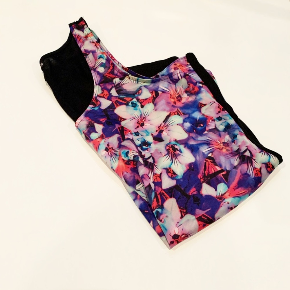 SALE❗️ Like New! EXPRESS Bright Floral Tank Top - Picture 3 of 10